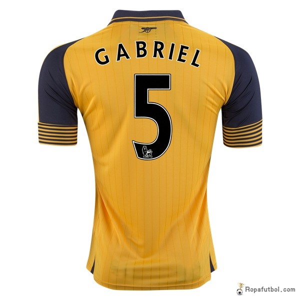 Camiseta Arsenal Replica Segunda Ropa Gabriel 2016/17 Amarillo